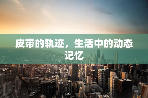 皮带的轨迹，生活中的动态记忆