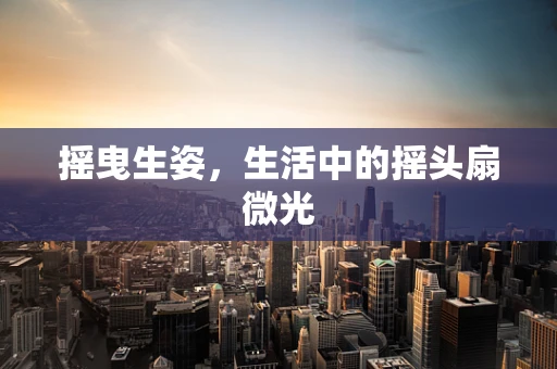 摇曳生姿，生活中的摇头扇微光