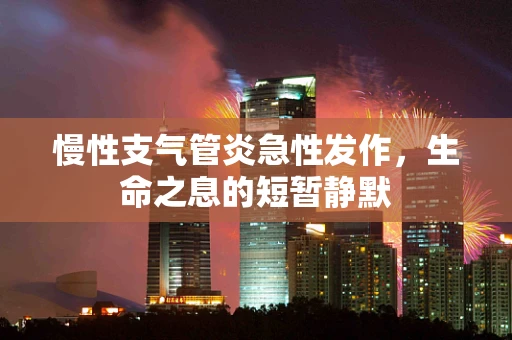 慢性支气管炎急性发作，生命之息的短暂静默