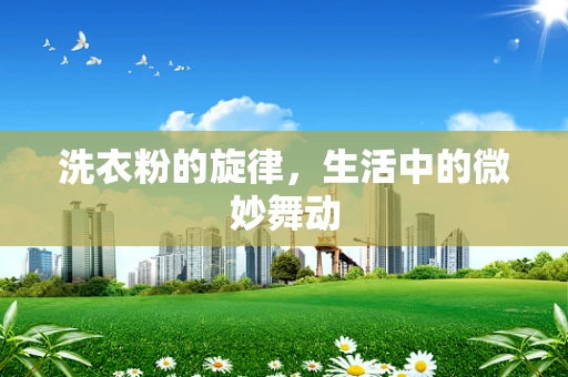 洗衣粉的旋律，生活中的微妙舞动