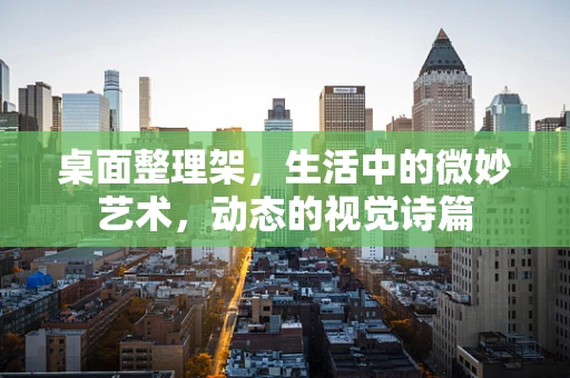 桌面整理架，生活中的微妙艺术，动态的视觉诗篇
