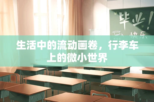 生活中的流动画卷，行李车上的微小世界