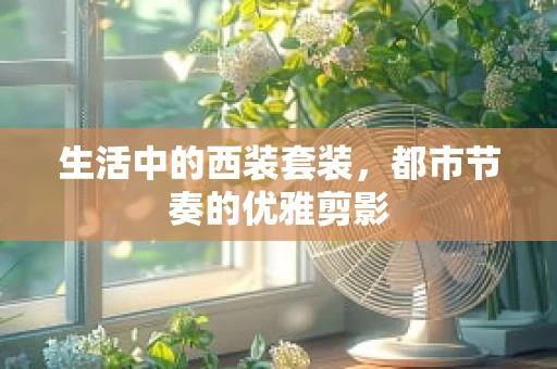 生活中的西装套装，都市节奏的优雅剪影