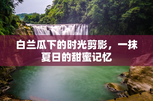 白兰瓜下的时光剪影，一抹夏日的甜蜜记忆