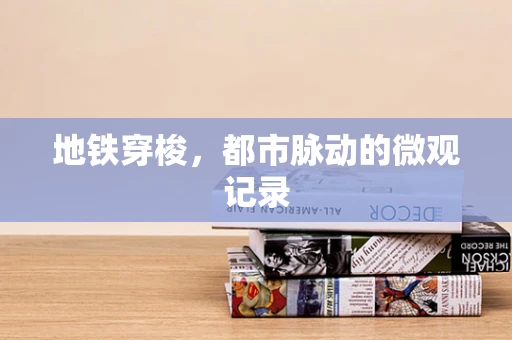 地铁穿梭，都市脉动的微观记录