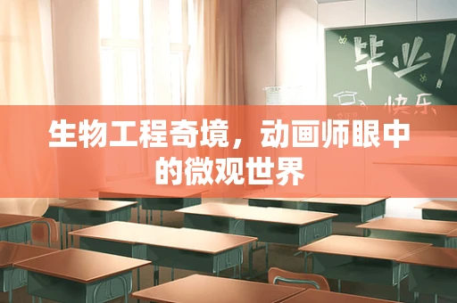 生物工程奇境，动画师眼中的微观世界