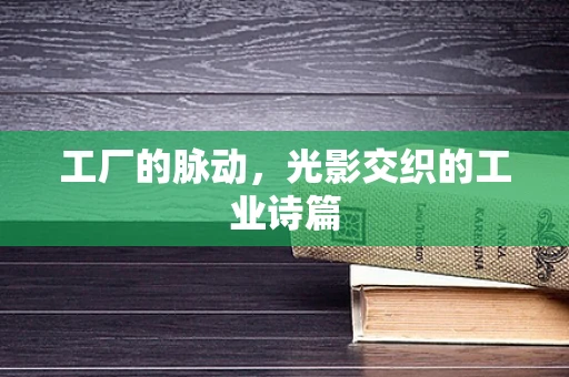 工厂的脉动，光影交织的工业诗篇