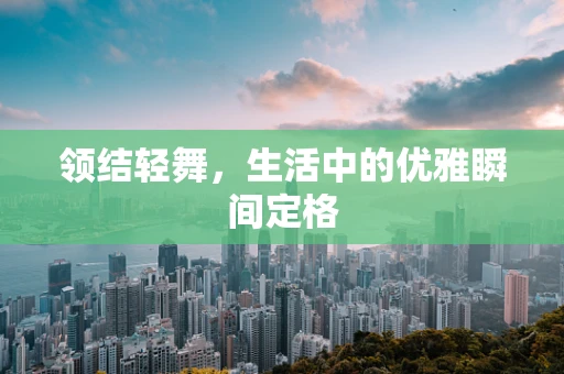 领结轻舞，生活中的优雅瞬间定格