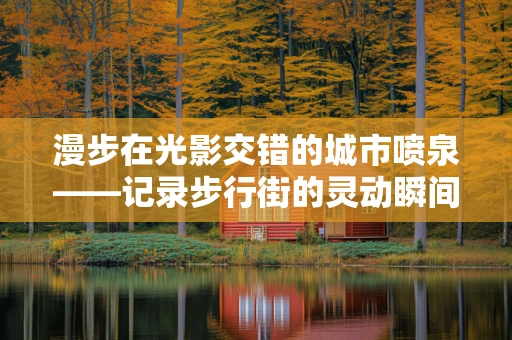 漫步在光影交错的城市喷泉——记录步行街的灵动瞬间