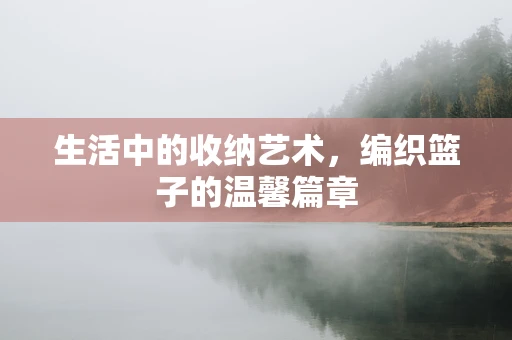 生活中的收纳艺术，编织篮子的温馨篇章