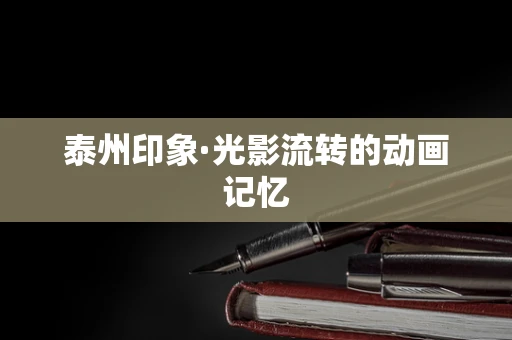 泰州印象·光影流转的动画记忆