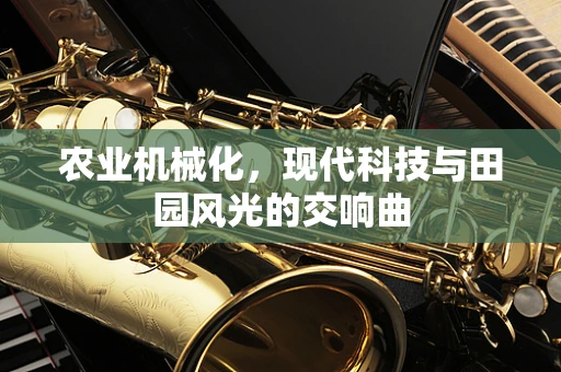 农业机械化，现代科技与田园风光的交响曲