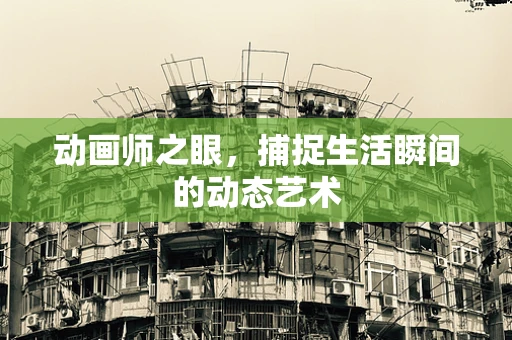 动画师之眼，捕捉生活瞬间的动态艺术