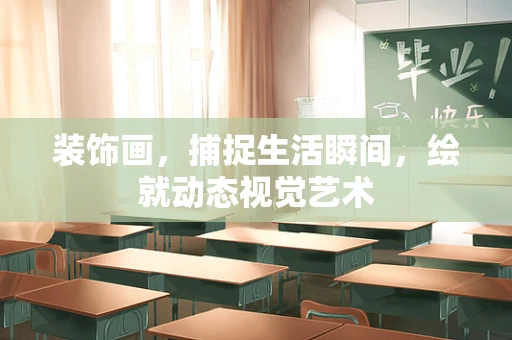 装饰画，捕捉生活瞬间，绘就动态视觉艺术