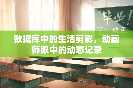 数据库中的生活剪影，动画师眼中的动态记录
