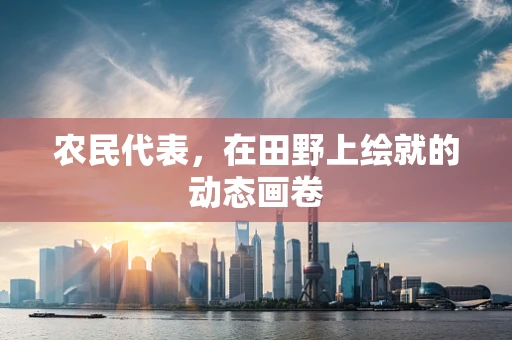 农民代表，在田野上绘就的动态画卷