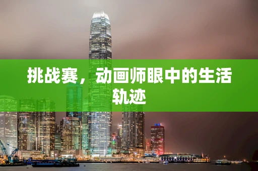 挑战赛，动画师眼中的生活轨迹