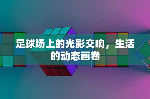 足球场上的光影交响，生活的动态画卷