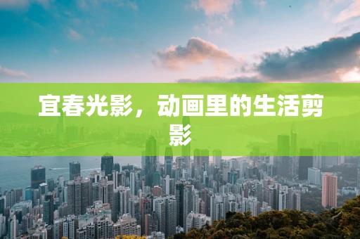 宜春光影，动画里的生活剪影