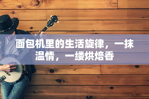 面包机里的生活旋律，一抹温情，一缕烘焙香