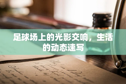 足球场上的光影交响，生活的动态速写