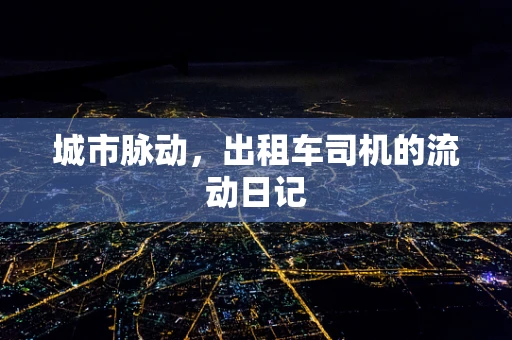 城市脉动，出租车司机的流动日记