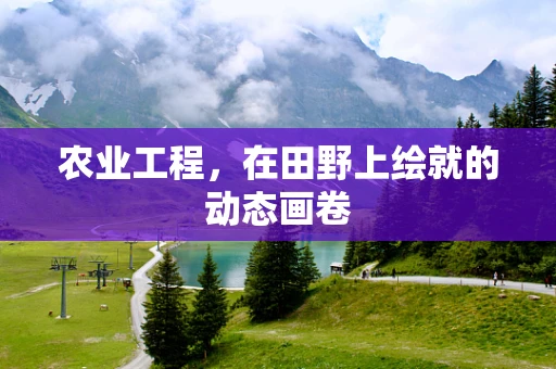农业工程，在田野上绘就的动态画卷