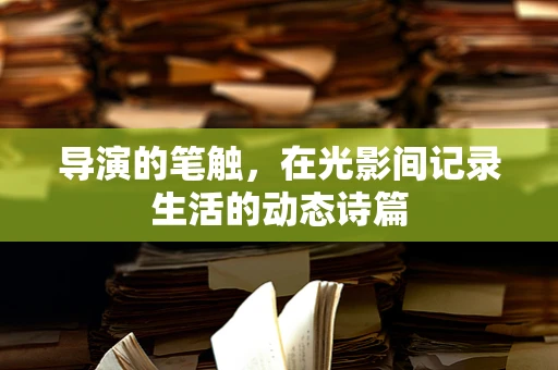 导演的笔触，在光影间记录生活的动态诗篇