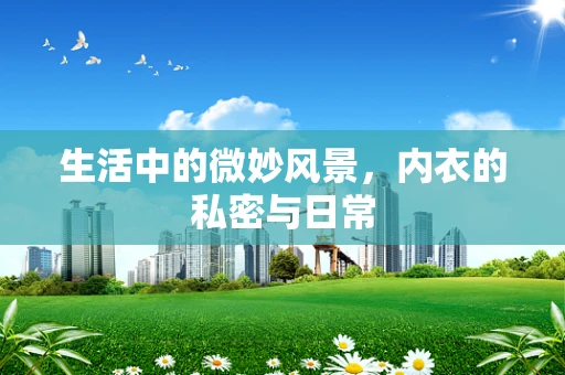 生活中的微妙风景，内衣的私密与日常