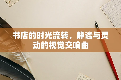 书店的时光流转，静谧与灵动的视觉交响曲