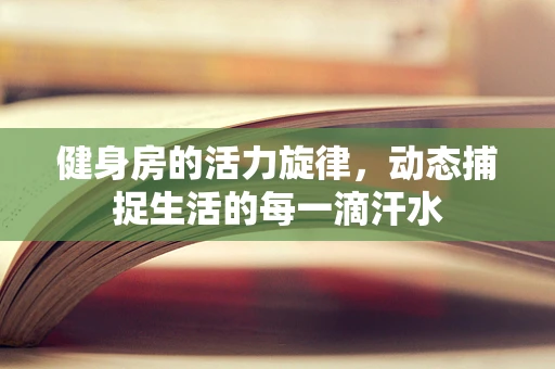 健身房的活力旋律，动态捕捉生活的每一滴汗水