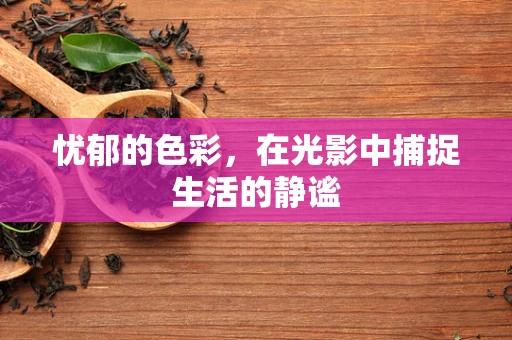忧郁的色彩，在光影中捕捉生活的静谧
