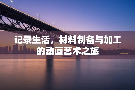 记录生活，材料制备与加工的动画艺术之旅