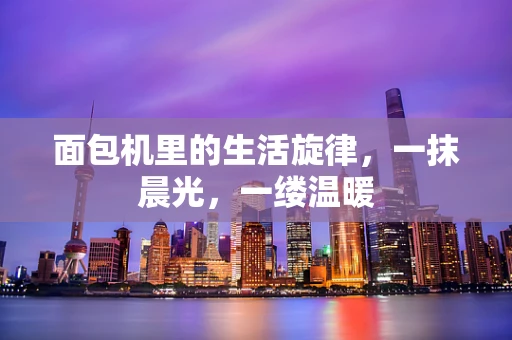 面包机里的生活旋律，一抹晨光，一缕温暖