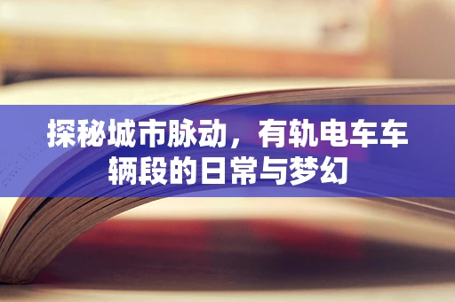 探秘城市脉动，有轨电车车辆段的日常与梦幻