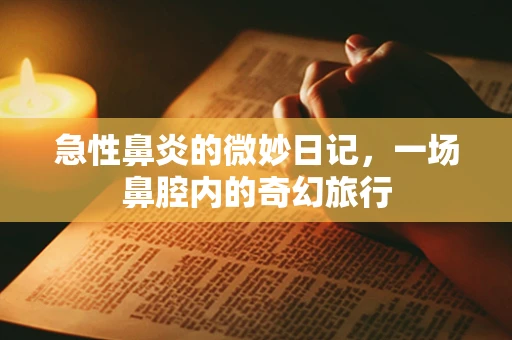 急性鼻炎的微妙日记，一场鼻腔内的奇幻旅行