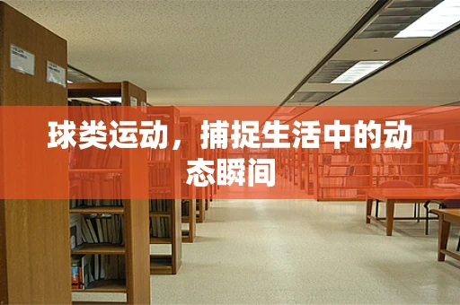 球类运动，捕捉生活中的动态瞬间