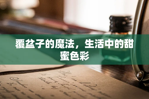 覆盆子的魔法，生活中的甜蜜色彩