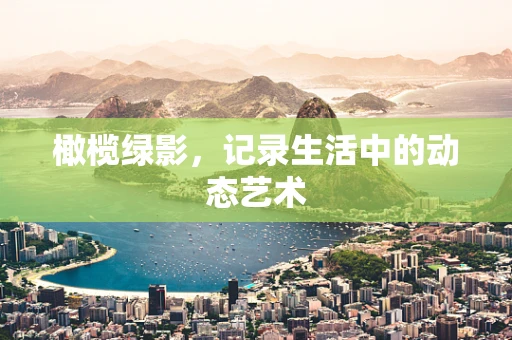 橄榄绿影，记录生活中的动态艺术