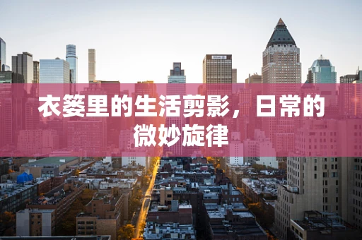 衣篓里的生活剪影，日常的微妙旋律