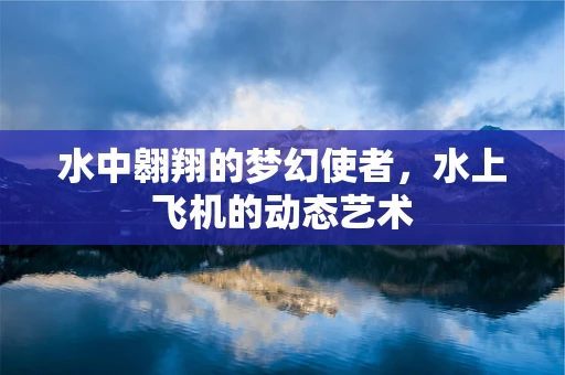 水中翱翔的梦幻使者，水上飞机的动态艺术