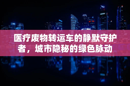医疗废物转运车的静默守护者，城市隐秘的绿色脉动