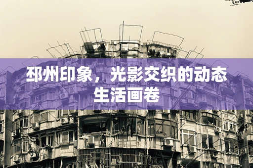 邳州印象，光影交织的动态生活画卷