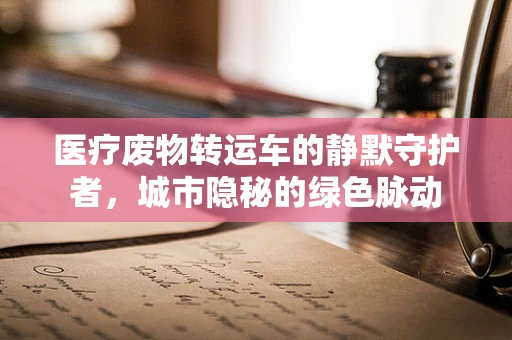医疗废物转运车的静默守护者，城市隐秘的绿色脉动