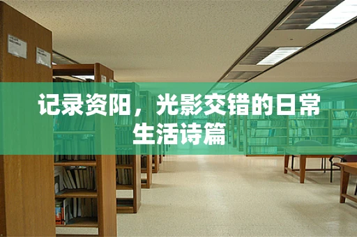 记录资阳，光影交错的日常生活诗篇