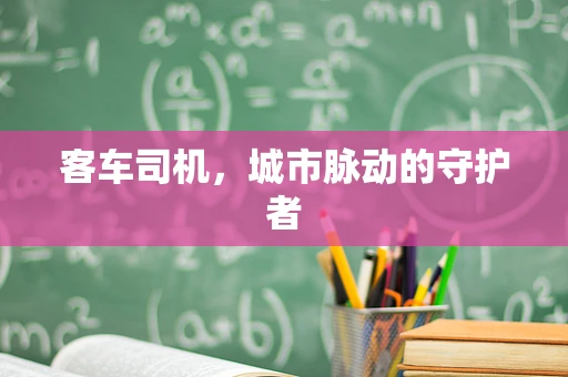 客车司机，城市脉动的守护者