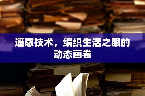 遥感技术，编织生活之眼的动态画卷