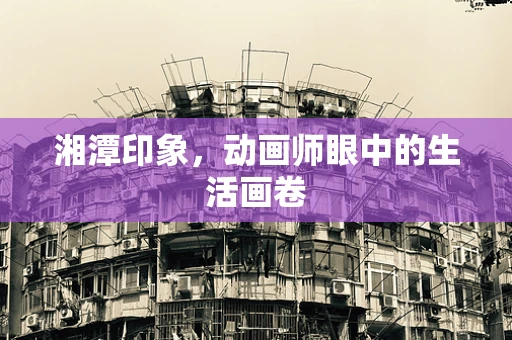 湘潭印象，动画师眼中的生活画卷