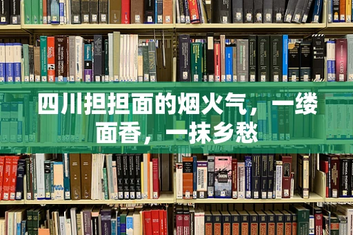 四川担担面的烟火气，一缕面香，一抹乡愁