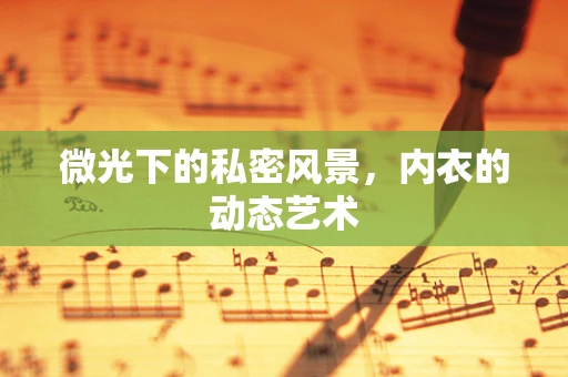 微光下的私密风景，内衣的动态艺术